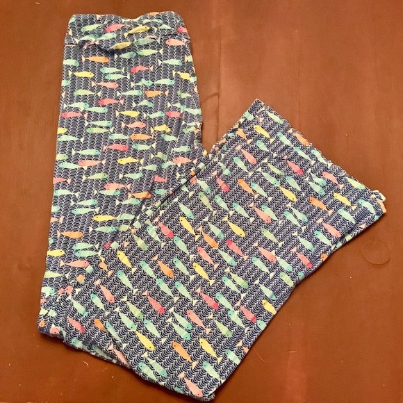 Comfy Tori Richard Fish Wide Leg Pull On Pants L - Picture 5 of 6